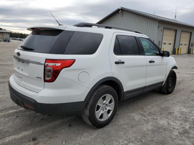 1FM5K8B83DGA72045 - 2013 FORD EXPLORER WHITE photo 3