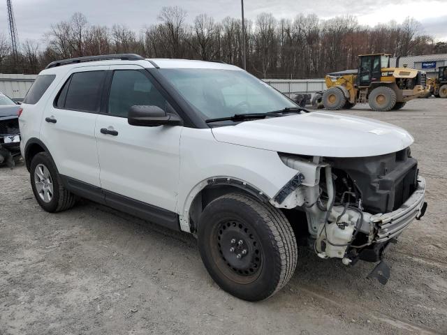 1FM5K8B83DGA72045 - 2013 FORD EXPLORER WHITE photo 4