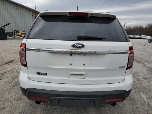 1FM5K8B83DGA72045 - 2013 FORD EXPLORER WHITE photo 6