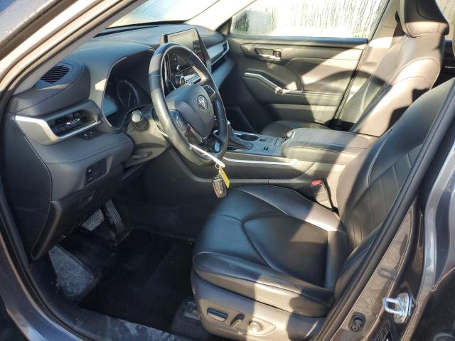 5TDGZRAHXMS522263 - 2021 TOYOTA HIGHLANDER XLE 灰色 照片 7