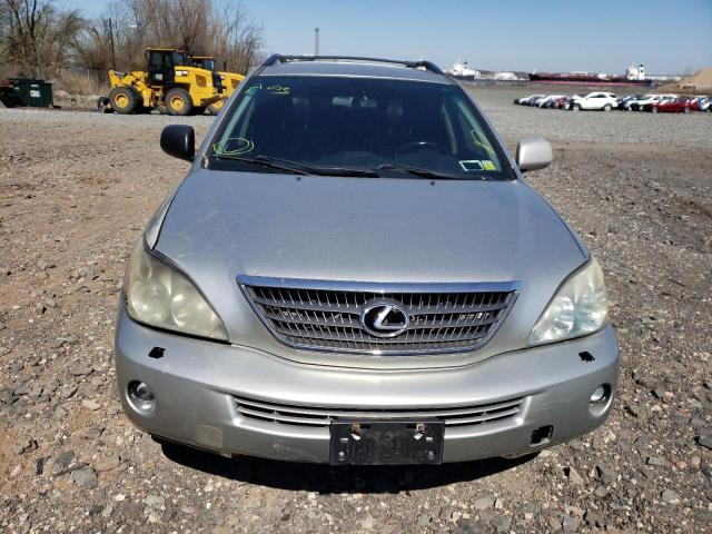 JTJHW31U660017489 - 2006 LEXUS RX 400H 400 SILVER photo 5