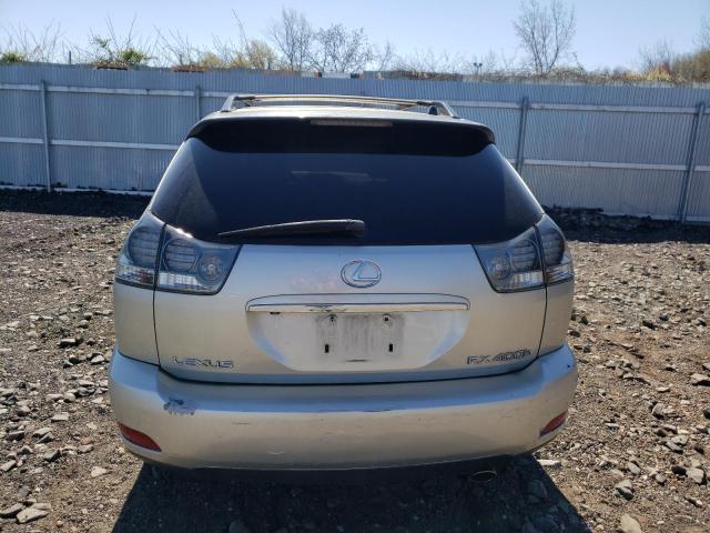 JTJHW31U660017489 - 2006 LEXUS RX 400H 400 SILVER photo 6