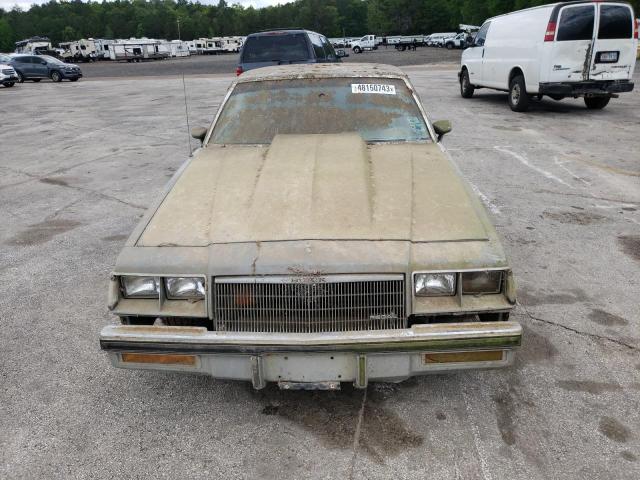 1G4AJ47A6EH545468 - 1984 BUICK REGAL 银色 照片 5