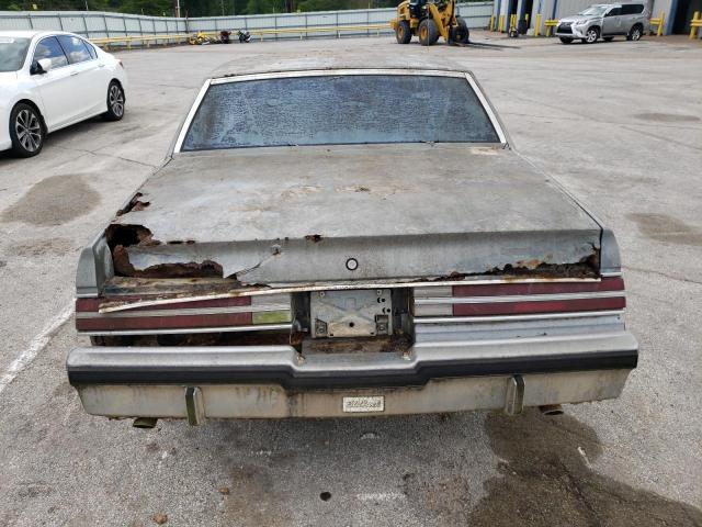 1G4AJ47A6EH545468 - 1984 BUICK REGAL 银色 照片 6