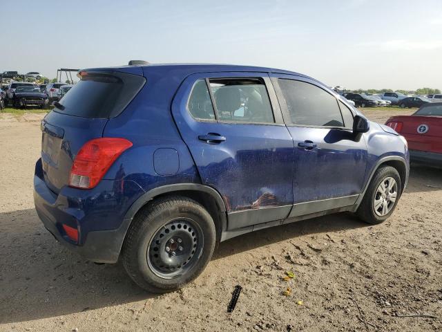 3GNCJKSB4HL132172 - 2017 CHEVROLET TRAX LS BLUE photo 3