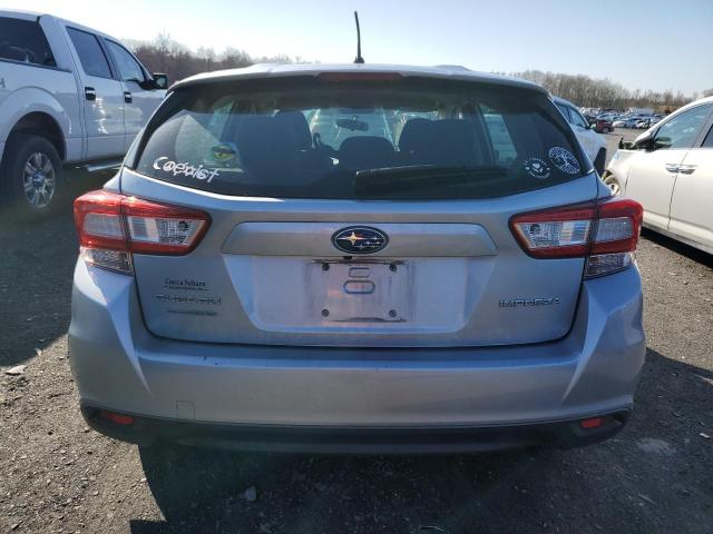 4S3GTAA69K3751744 - 2019 SUBARU IMPREZA SILVER photo 6