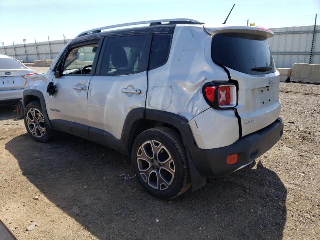 ZACCJBDT5FPB91721 - 2015 JEEP RENEGADE LIMITED SILVER photo 2