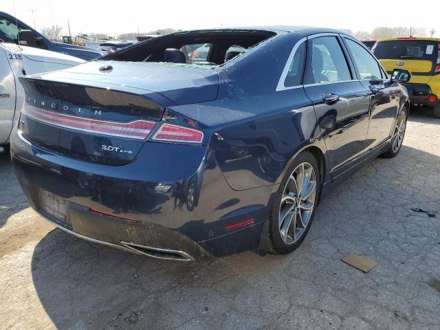 3LN6L5FC5HR655309 - 2017 LINCOLN MKZ RESERVE ლურჯი ფოტო 3