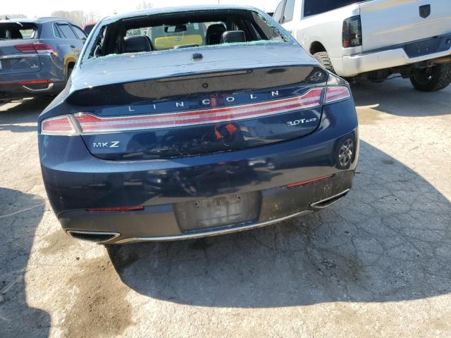 3LN6L5FC5HR655309 - 2017 LINCOLN MKZ RESERVE ლურჯი ფოტო 6