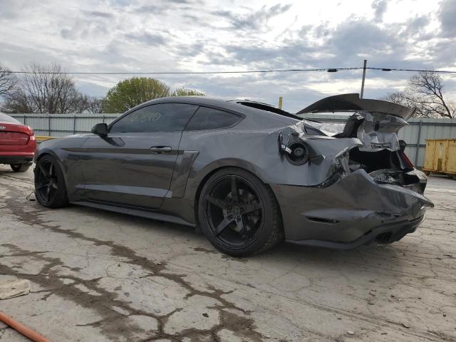 1FA6P8CF1J5145854 - 2018 FORD MUSTANG GT GRAY photo 2