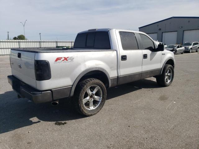 1FTPW14525FB63696 - 2005 FORD F150 SUPERCREW SILVER photo 3