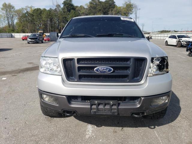 1FTPW14525FB63696 - 2005 FORD F150 SUPERCREW SILVER photo 5