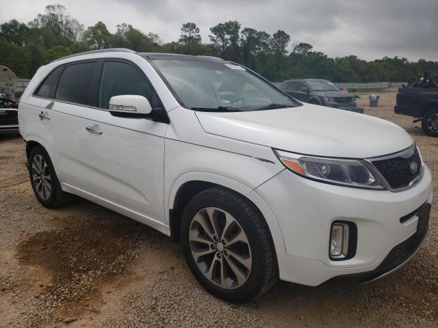 5XYKW4A70EG434124 - 2014 KIA SORENTO SX WHITE photo 4