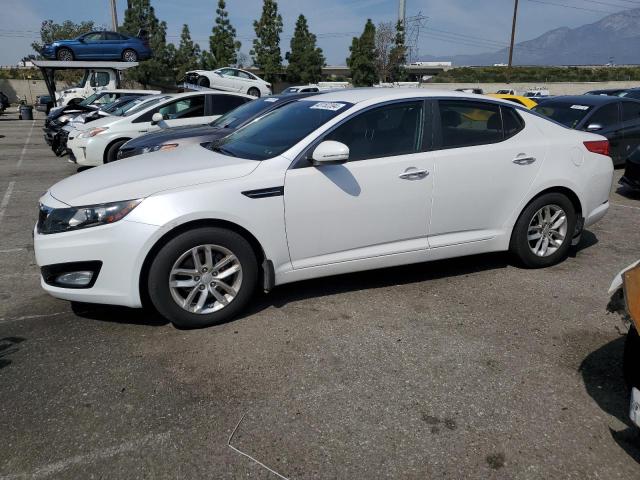 KNAGM4A79D5382833 - 2013 KIA OPTIMA LX WHITE photo 1