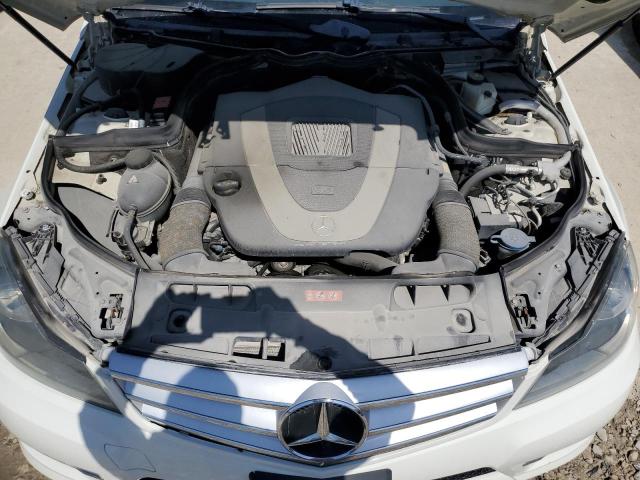 WDDGF8BB7CR205430 - 2012 MERCEDES-BENZ C 300 4MATIC WHITE photo 11