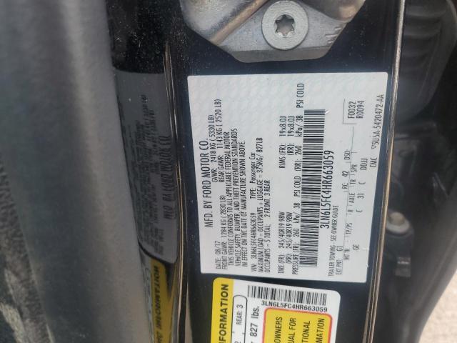 3LN6L5FC4HR663059 - 2017 LINCOLN MKZ RESERVE Qara foto 12