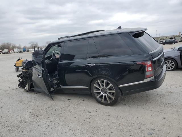 SALGV3EF9GA296289 - 2016 LAND ROVER RANGE ROVE AUTOBIOGRAPHY BLACK photo 2
