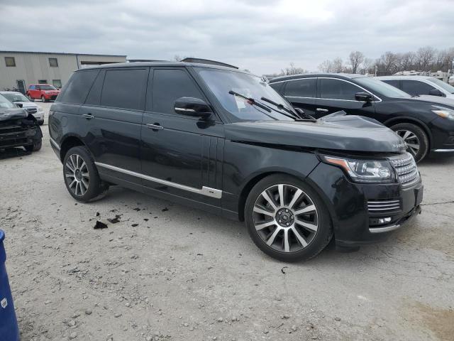 SALGV3EF9GA296289 - 2016 LAND ROVER RANGE ROVE AUTOBIOGRAPHY BLACK photo 4