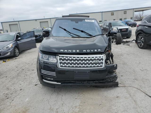 SALGV3EF9GA296289 - 2016 LAND ROVER RANGE ROVE AUTOBIOGRAPHY BLACK photo 5