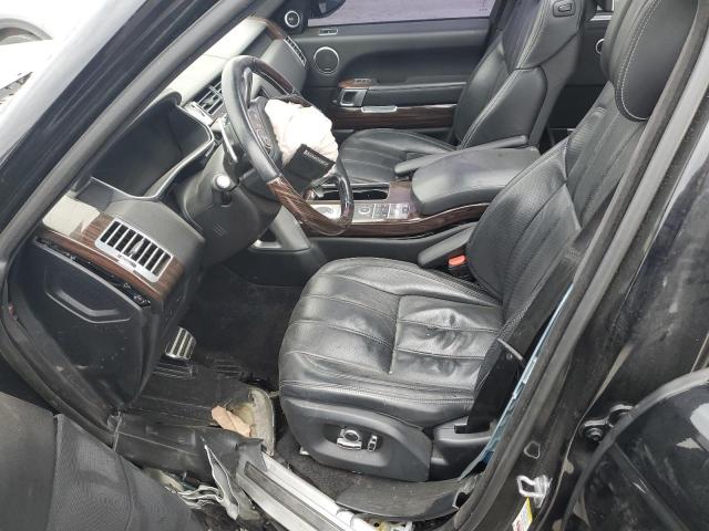 SALGV3EF9GA296289 - 2016 LAND ROVER RANGE ROVE AUTOBIOGRAPHY BLACK photo 7