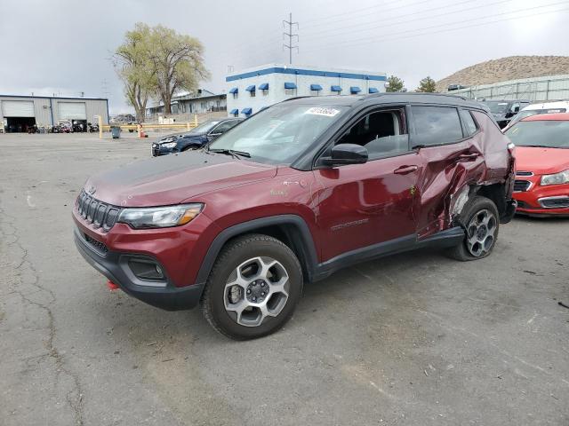 3C4NJDDB0NT207939 - 2022 JEEP COMPASS TRAILHAWK BURGUNDY photo 1