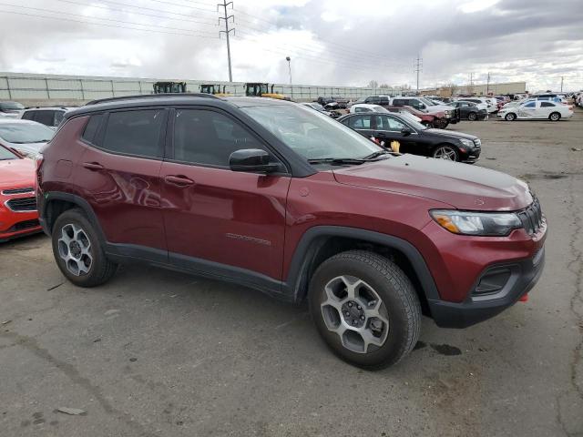 3C4NJDDB0NT207939 - 2022 JEEP COMPASS TRAILHAWK BURGUNDY photo 4