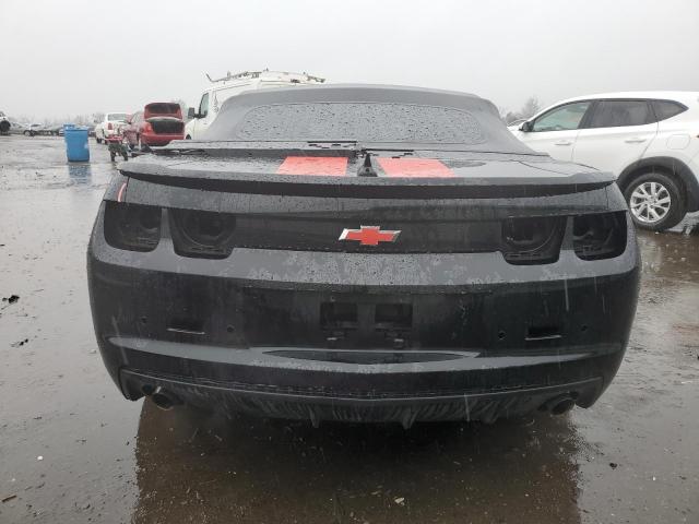 2G1FB3D38D9203524 - 2013 CHEVROLET CAMARO LT BLACK photo 6