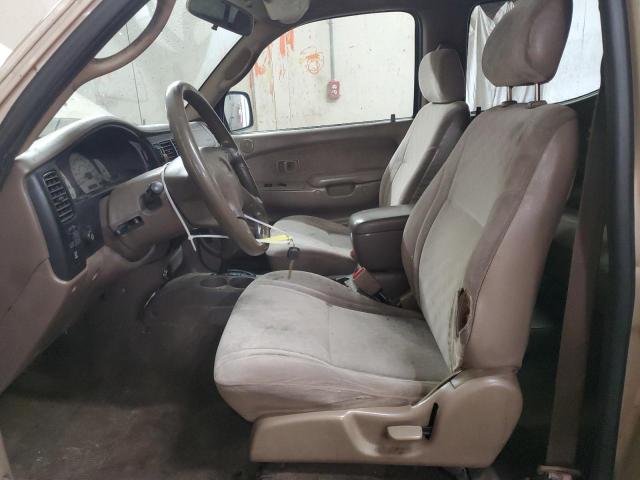 5TEGN92N02Z077628 - 2002 TOYOTA TACOMA DOUBLE CAB PRERUNNER GOLD photo 7