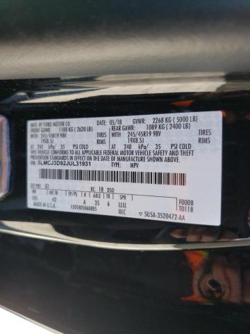 5LMCJ3D92JUL31931 - 2018 LINCOLN MKC RESERVE BLACK photo 12