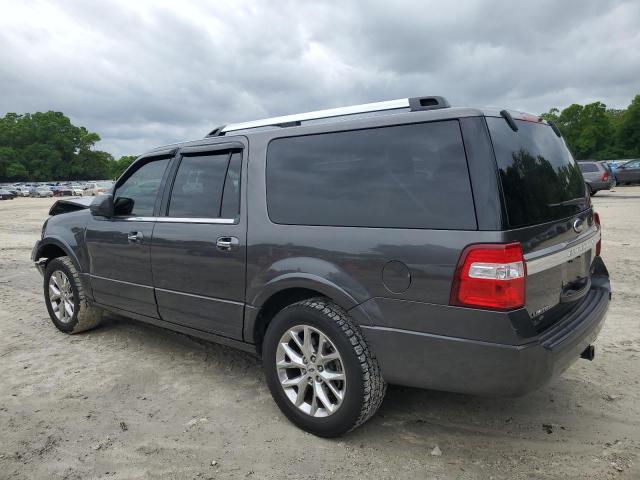 1FMJK2AT6GEF41825 - 2016 FORD EXPEDITION EL LIMITED GRAY photo 2