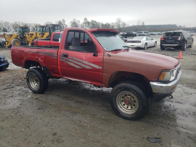 JT4RN01PXL7031109 - 1990 TOYOTA PICKUP 1/2 TON SHORT WHEELBASE DLX RED photo 4