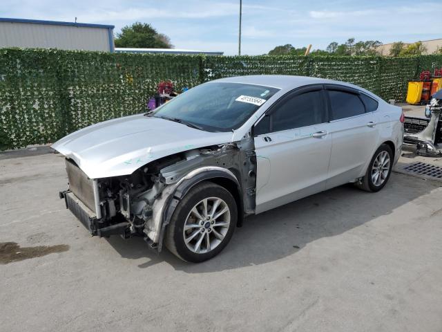 3FA6P0HD5HR365983 - 2017 FORD FUSION SE SILVER photo 1