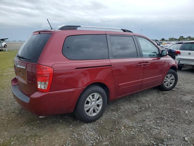 KNDMG4C79C6424520 - 2012 KIA SEDONA LX BURGUNDY photo 3