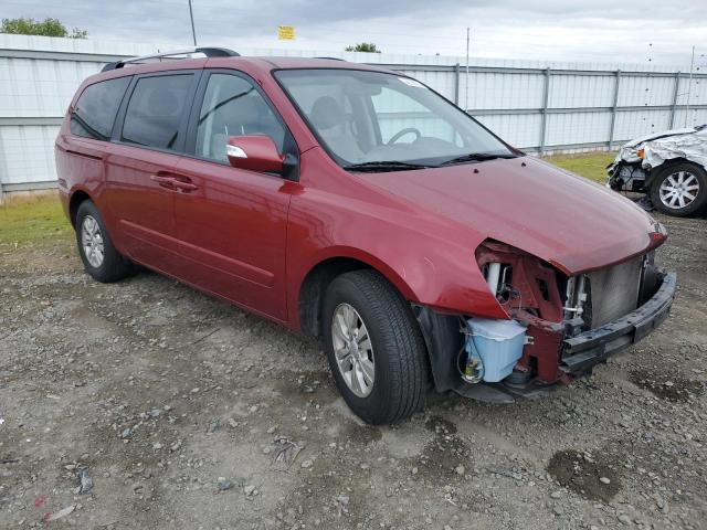 KNDMG4C79C6424520 - 2012 KIA SEDONA LX BURGUNDY photo 4