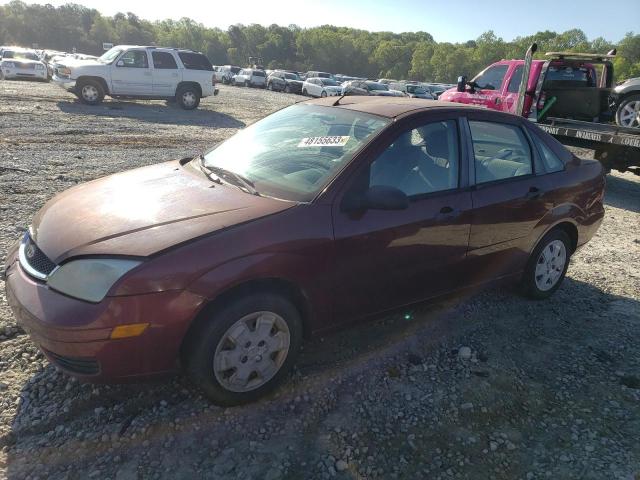 1FAFP34N57W366160 - 2007 FORD FOCUS ZX4 MAROON photo 1