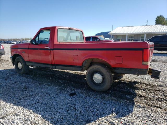 1FTEF15H9TLA54862 - 1996 FORD F150 RED photo 2