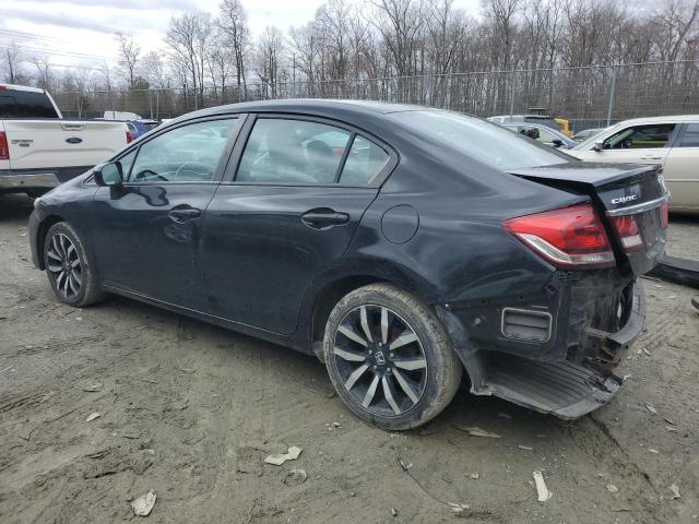 2HGFB2F97FH515377 - 2015 HONDA CIVIC EXL BLACK photo 2