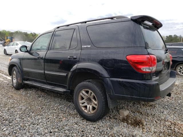 5TDBT48A96S261010 - 2006 TOYOTA SEQUOIA LIMITED BLACK photo 2