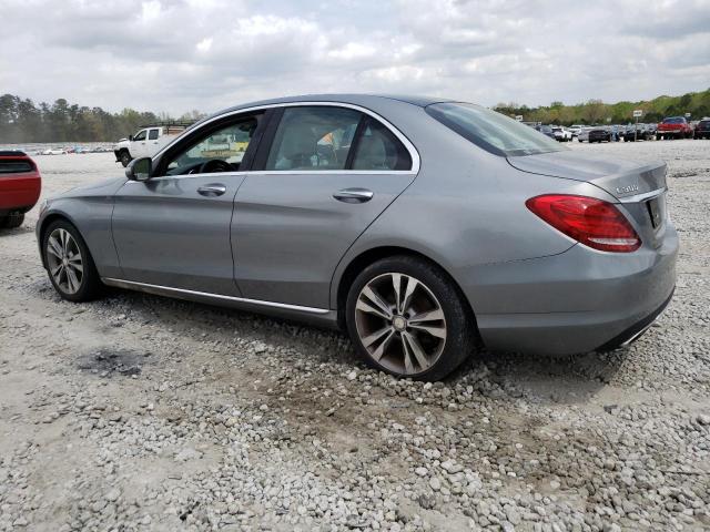 55SWF4JB2GU132381 - 2016 MERCEDES-BENZ C 300 SILVER photo 2