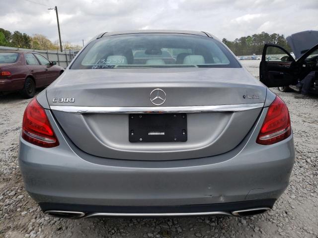 55SWF4JB2GU132381 - 2016 MERCEDES-BENZ C 300 SILVER photo 6