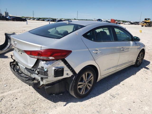 5NPD84LFXJH386710 - 2018 HYUNDAI ELANTRA SEL SILVER photo 3