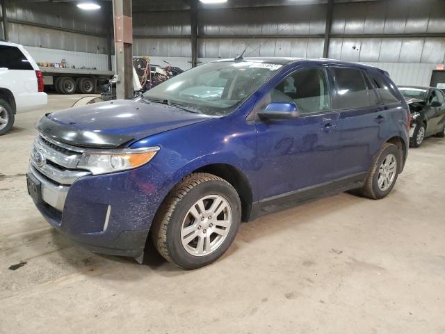 2FMDK3J94DBA87816 - 2013 FORD EDGE SEL BLUE photo 1