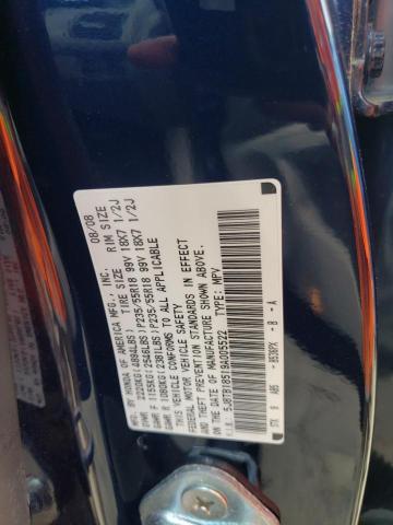 5J8TB18519A005522 - 2009 ACURA RDX TECHNOLOGY BLUE photo 12