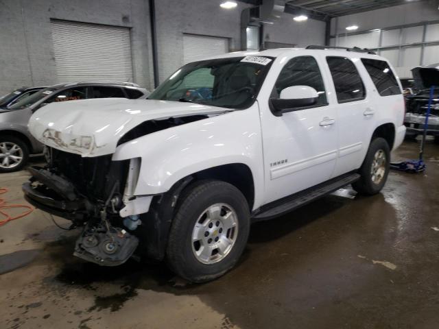 1GNSKBE08CR142417 - 2012 CHEVROLET TAHOE K1500 LT WHITE photo 1