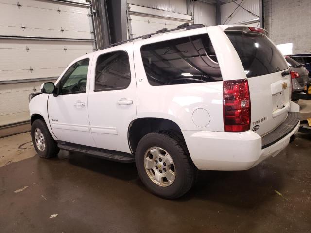 1GNSKBE08CR142417 - 2012 CHEVROLET TAHOE K1500 LT WHITE photo 2