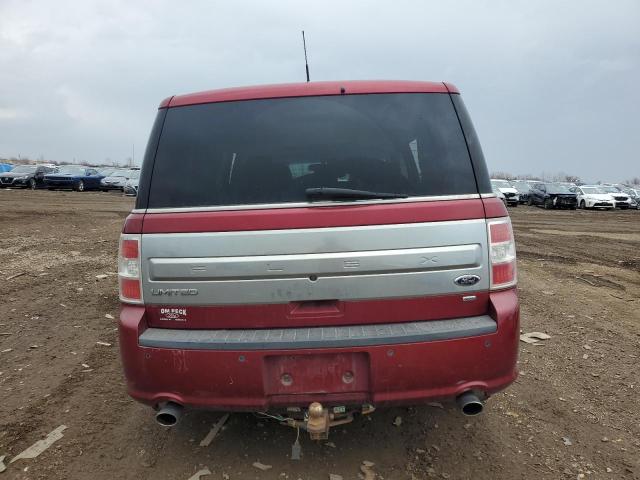 2FMHK6D89DBD00040 - 2013 FORD FLEX LIMITED RED photo 6