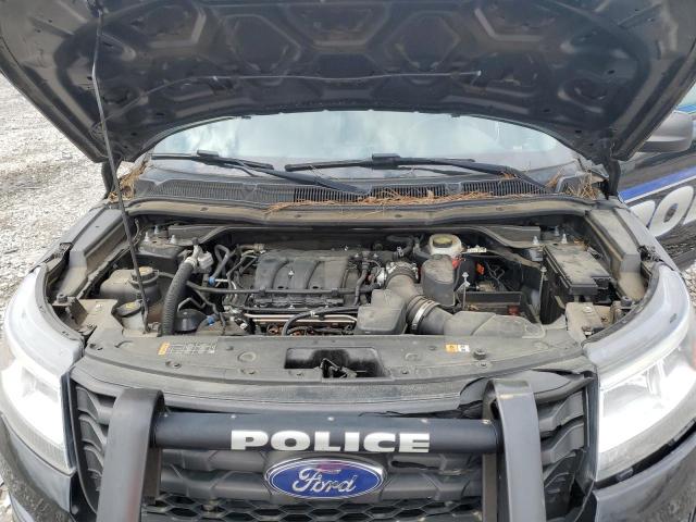 1FM5K8ARXHGD92222 - 2017 FORD EXPLORER POLICE INTERCEPTOR BLACK photo 11