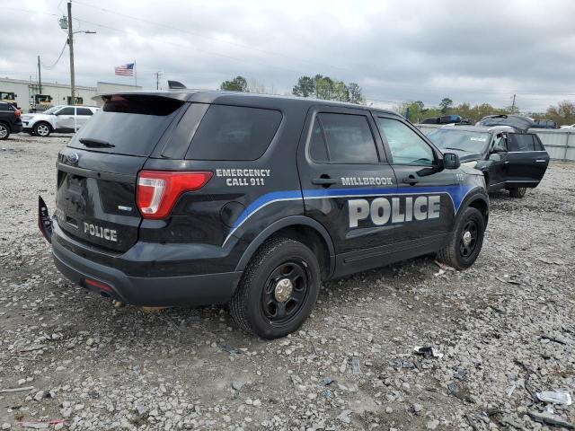 1FM5K8ARXHGD92222 - 2017 FORD EXPLORER POLICE INTERCEPTOR BLACK photo 3