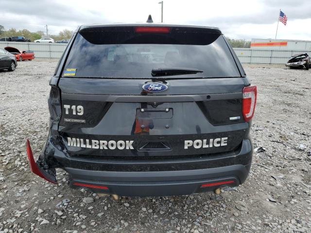 1FM5K8ARXHGD92222 - 2017 FORD EXPLORER POLICE INTERCEPTOR BLACK photo 6