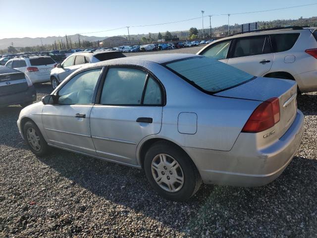 2HGES16501H503096 - 2001 HONDA CIVIC LX SILVER photo 2